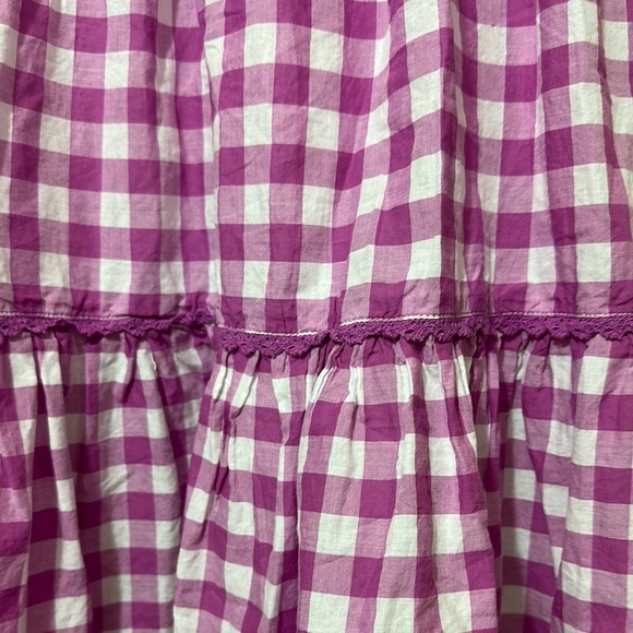 Janie and Jack Purple White Tiered Casual Sundress - Picture 6 of 10